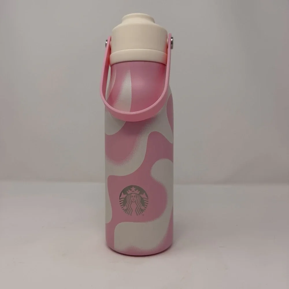 Starbucks Pink Drink 2026 Swirl Water Bottle 18oz Stainless Steel NWT